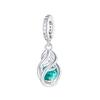 925 Sterling Silver Green Series Flower Tree Apple Pendant DIY Fine Beads Fit Original Charms Bracelet Women Jewelry Diy 1