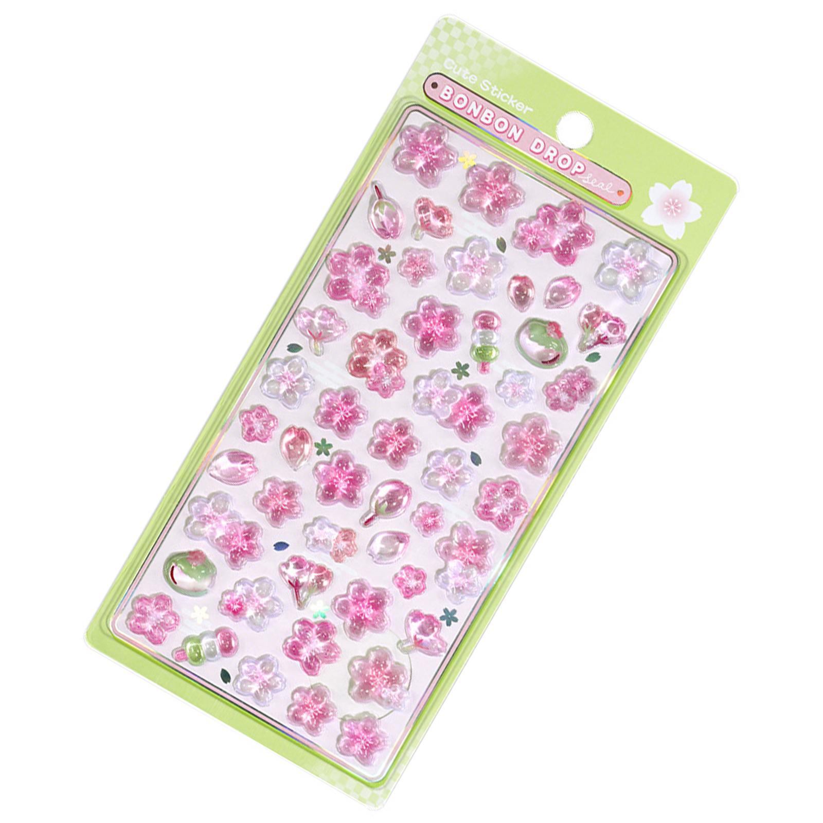 

3D рельефная цветочная наклейка водостойкая ПВХ наклейка настенные наклейки для скрапбукинга журнал ноутбук телефон чехол бутылка для воды