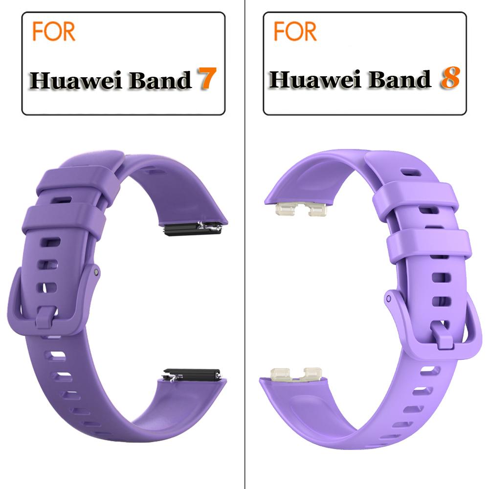 

Змінний ремінець для годинника для ремінця Huawei Band 7/8 силіконовий ремінець ремінець для ремінця Huawei Band 8 Браслет Correa For Huawei Band 7