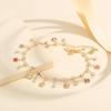 Fashion Colored Butterfly Hanging Diamond Ankle Chain For Women Girls Sparkly Rhinestones Anklet Perfect For Summer Beach Gifts