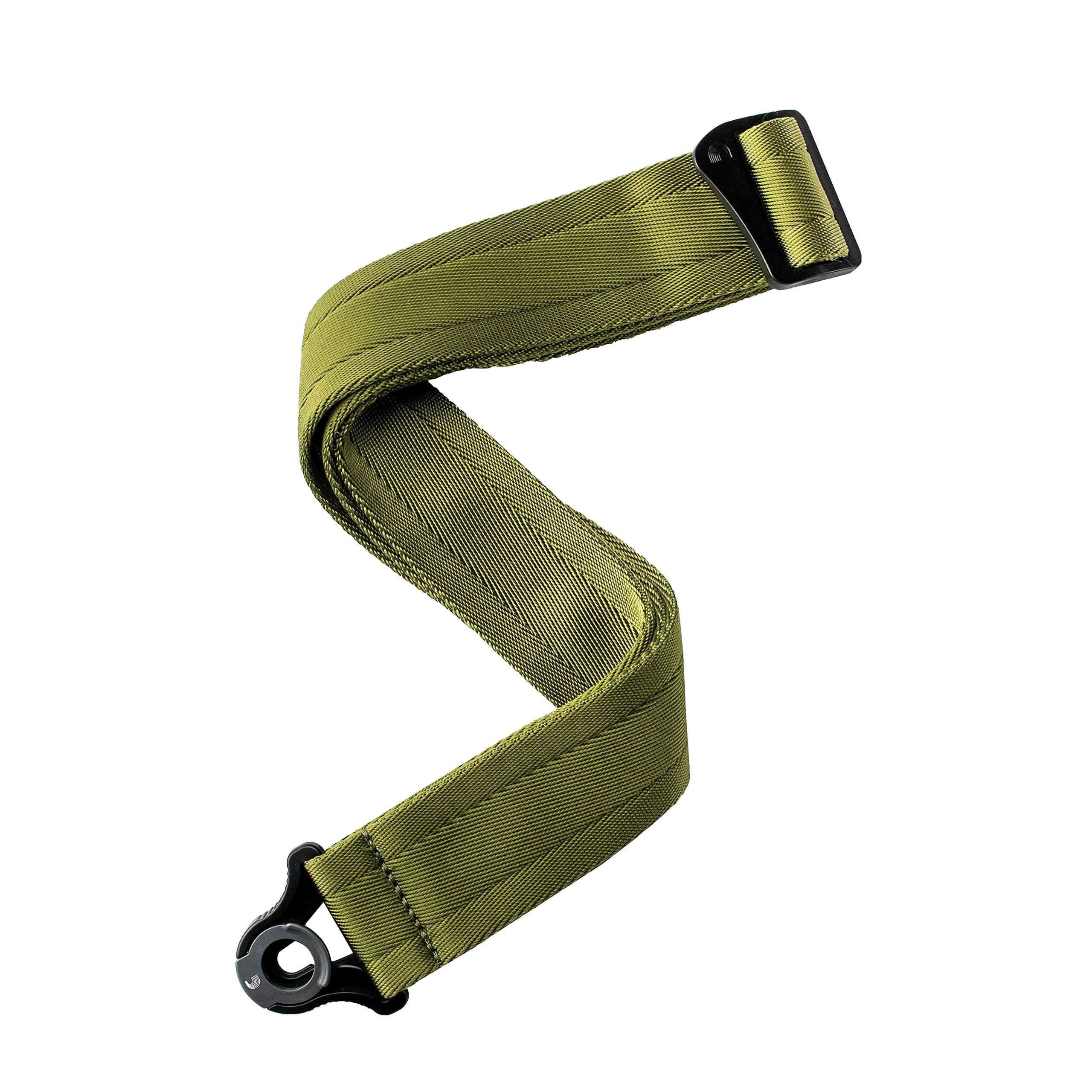 

Auto Lock Guitar Skater Series Moss Green D Addario Strap, 50BAL08,