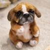 Realistic Poodle Pug Puppy Plush Toy Miniature Guinea Pig Stuffed Doggy Cute Fluffy Pet for Room Decor Children's Birthday Gift