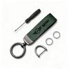 Car Hot Stamping Badge Keychain Zinc Alloy Keyring Accessories For MINI WORKS P One Cooper JCW R60 R59 R58 R57 R56 R55 R53 R52 F55