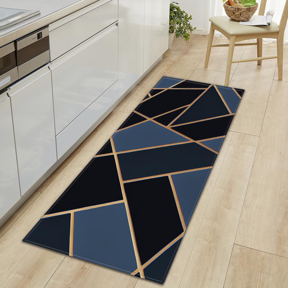Kitchen Mat Bedroom Non-slip Floor Mat Entrance Door Mat Corridor Living Room Floor Bathroom Door Carpet