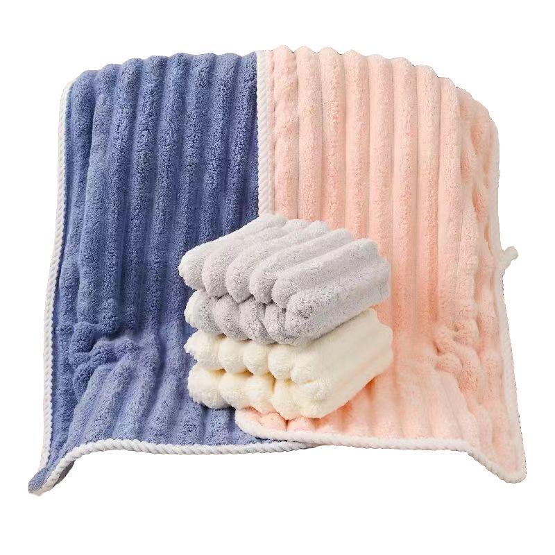 

Candy Stripe Quick-Dry Water Absorbent Thickened Bath Towel for Couples and Adults - Soft, Solid Color Design 70x140 королевский синий