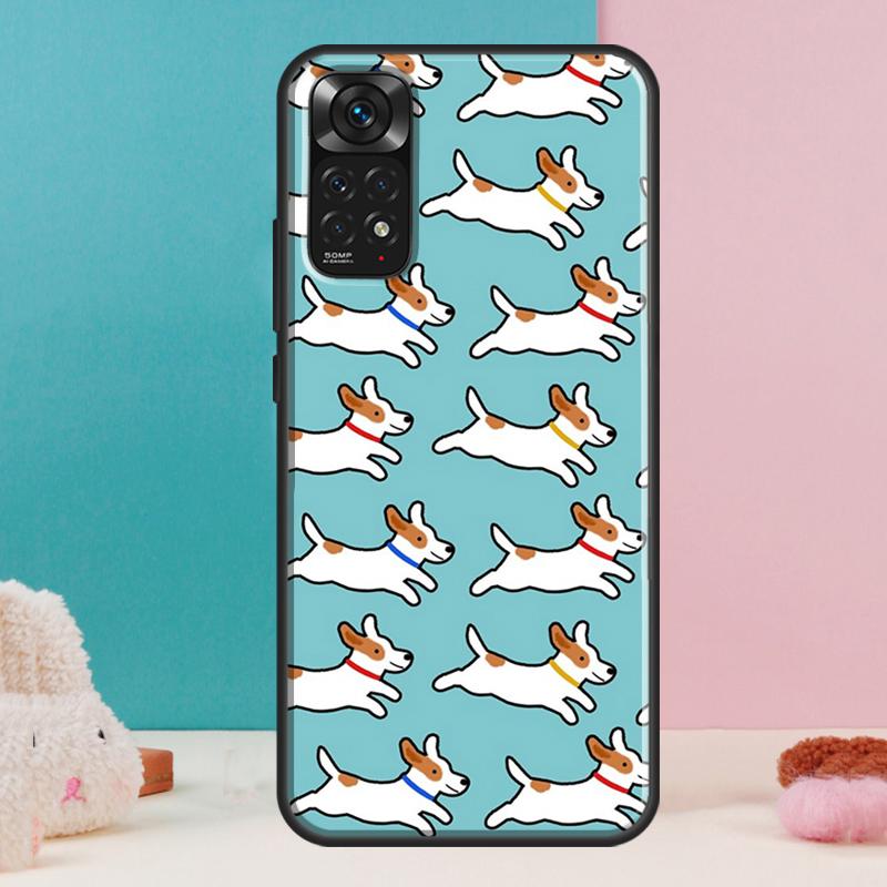 Jack Russell Terrier Dog Case For Xiaomi Redmi Note 13 12 Pro 14 11 9 10 9S 10S 11S 12S Redmi 14C 13C 10C 12C Cover
