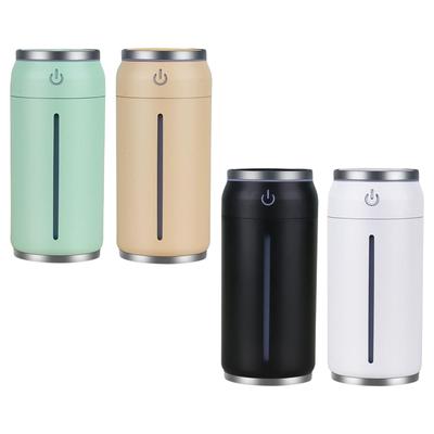 Car Air Humidifier with Lights USB Fan Portable Noiseless 220ml Cool Mist