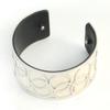 Georgette-Stil modisches Schmetterlingsmuster austauschbares doppelseitiges Leder Damen Vintage Schmuck Geschenk Eröffnungsarmband