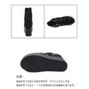 Jimei House Women's Platform Sandals, Open Toe, Black, Lightweight, Easy to Walk in, Zippered Wedges, 14cm High Heel, 5.5cm Waterproof, Summer