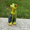 Creative Resin Frog Ornament for Home and Living Room Décor