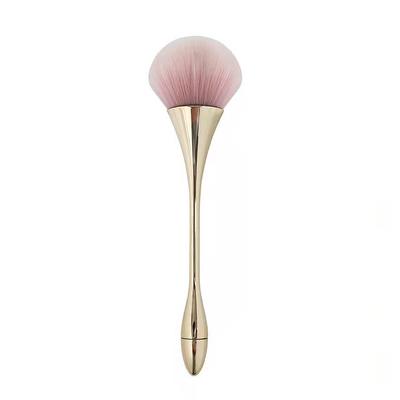 Makeup Brush Eye Shadow Foundation Powder Blending Cosmetic Brushes Long Handle Plating Reusable Make Up Tool Replacement