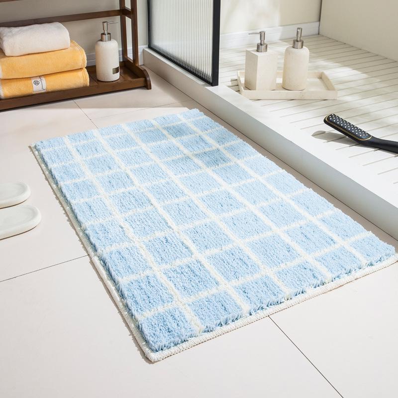 Anti-Slip Bathroom Floor Mat: Water-Absorbent, Wear-Resistant Carpet for Entrance