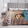 Pierre Edgar French Singer Blanket Soft Fashion Plush Bedding Throws For Children Chair Sofa Bed Flannel Bedspread Bed Cover