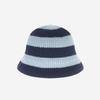 ALLINCOMPLETE כובע דלי פסים כחול כהה   כחול שמיים