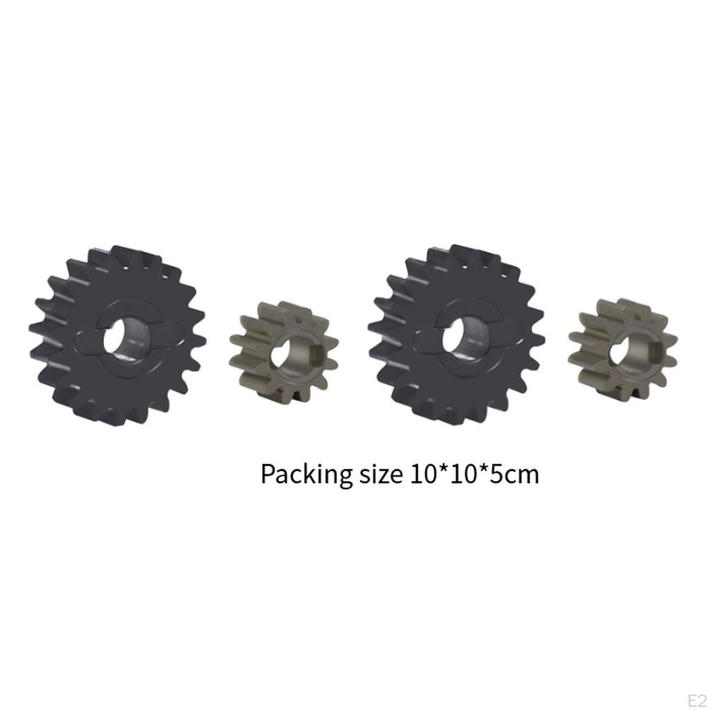 RC Front Rear Axle Gear Set 1:24 Scale DIY Accessories High Performance Upgrade Parts 12T 20T Gears