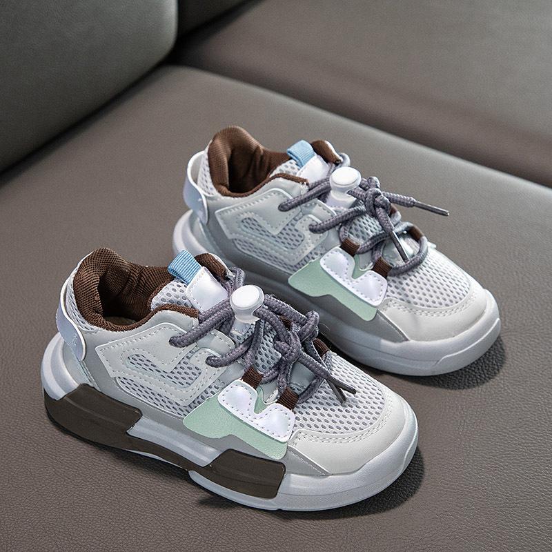 Autumn Kids Shoes Children Casual Shoes Breathable Mesh Sneakers For Kids Boys Girls Nonslip Boy Sport Shoes 27