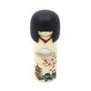 Usaburo Kokeshi Doll Overall Mount C268 Figurine, White, Length 18.5cm, Fuji,