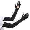 Non-slip Long Sleeve Sun Protection Sunscreen Sleeve Gloves Breathable Summer Arm Cover  Women