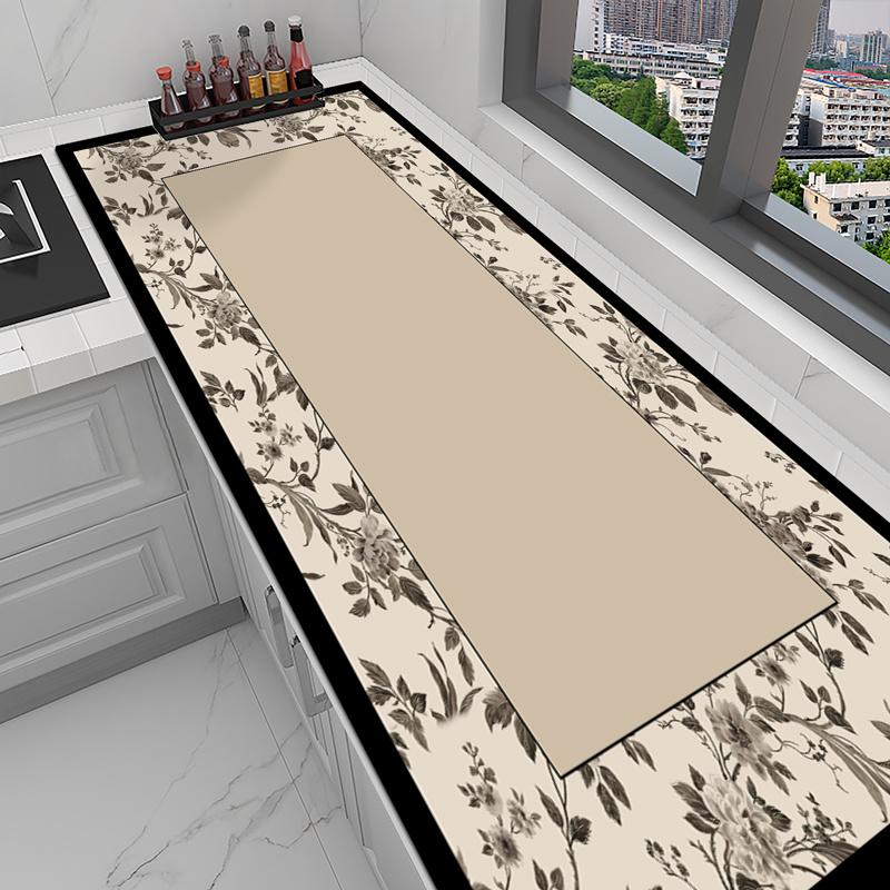 Washable, no-wash kitchen countertop protector, waterproof, oil-proof, heat-insulating, simple table mat, non-slip mat
