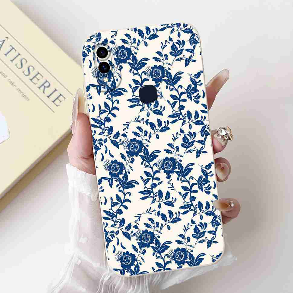For Vivo V9 1723 Case Vivo V9 Youth 1727 1726 Fashion Flowers Soft Silicone Back Cover For Vivo Y85 Y85 6.3" Protective Cases