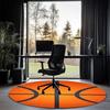 basketball Printed Round Rug Carpet Chair Rug Area Rug Entryway Doormats,for Office Chair Living Room Bedroom Kitchen Room.