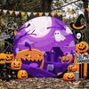 Elastic Round Arch Backdrop Cover for Halloween Party Decoration