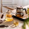 ZISIZ Glass Tea Infuser Pot