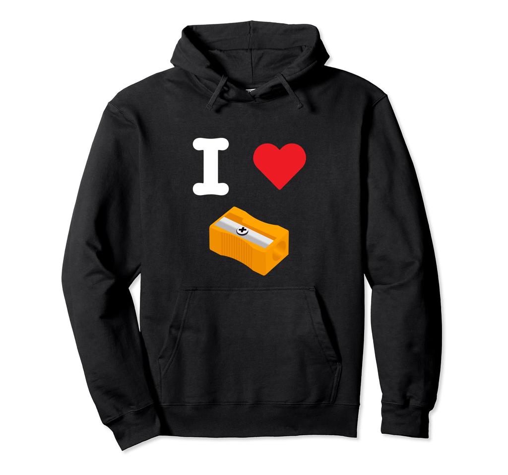 I Love Pencil Sharpener Rotary Manual Graphite Core Point Parker