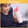 Portable Insulated Thermos With Lockable Flip Lid For Camping And Daily Commuting