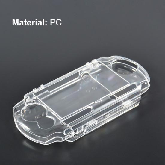 Game Console Faux Crystal Case Easy Installation Perfect Fitting Game Accessories Clear Faux Crystal Game Console Shell for PSP2000/3000
