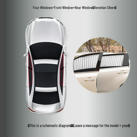 Volkswagen Tiguan L Interior Sunshade Curtain for Heat Insulation and Privacy