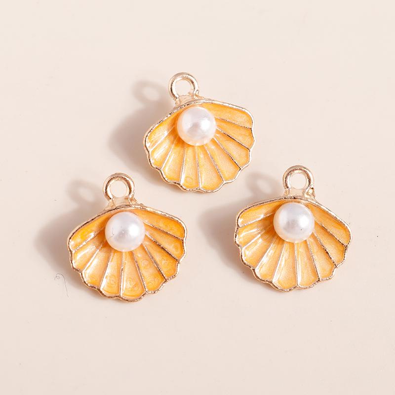 10pcs Cute Marine Life Charms for Jewelry Making Enamel Starfish Shell Mermaid Charms Pendants for DIY Necklaces Earrings Gifts