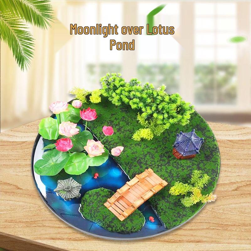 Hotel Dining Table Turntable Floral Display and Arrangement