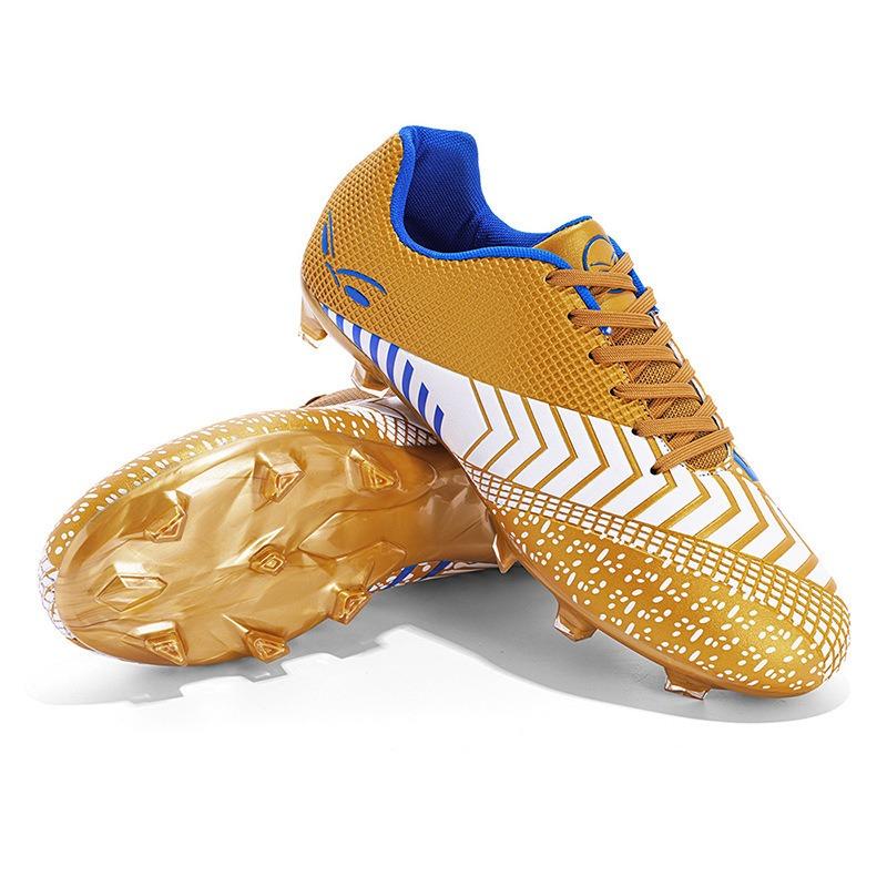 New Football Shoes for Primary and Secondary School Students, Professional Spikes for Training and Competitions, Three Colors, One Piece