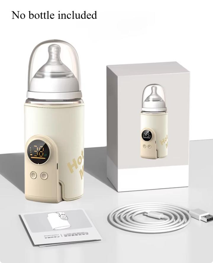 

USB Multifunctional High-capacity Feeding Smart Temperature Control Screen Newborn Baby Bottle Warmer Sleeve USB раджа