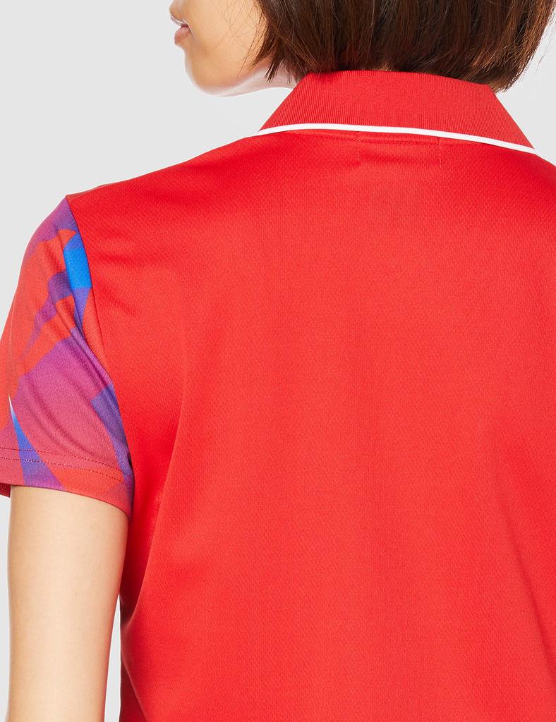 YONEX Short Sleeve Game Sunset Red Japanese Size L To Japanese Size Women's Shirt, (496), (equivalent L)