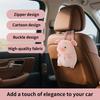 Car Tissue Holder Cute Tissue Dispenser Napkin Holder For Car Interior Decor Storage Bag Napkin Organizer For Backseat RV Sedan