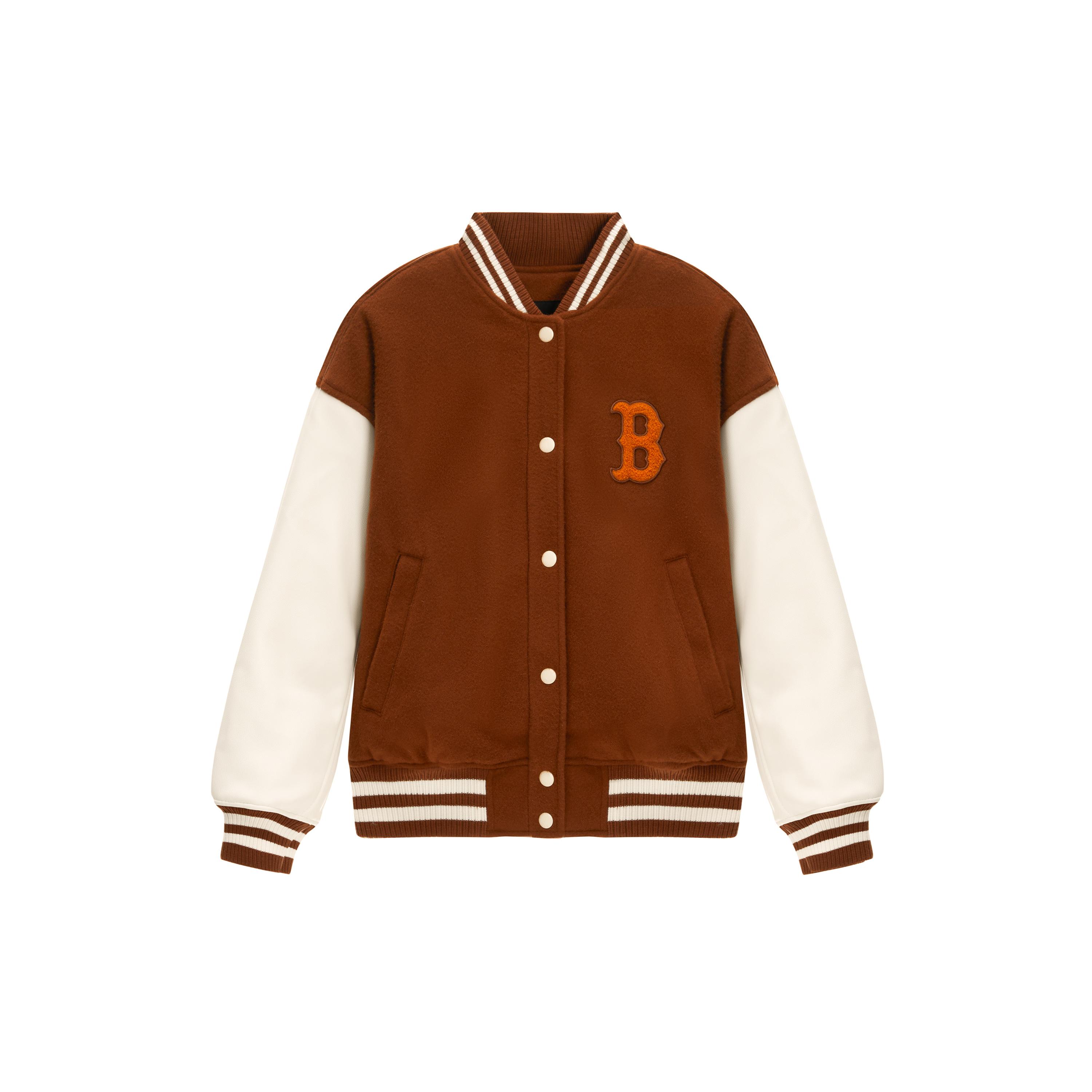 MLB Baseball Jacket Unisex Brown 3AJPV0634-43BRS XS