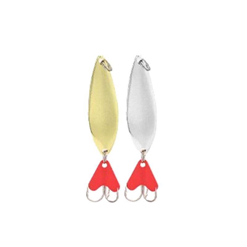 Set de 10 Bucăți Aur și Argintiu Metal Jig Lingură Spinner Atrăgător Pescuit Wobbler Momeală Set Cu Cutie Accesorii Pescuit Kit Pentru Pescuit