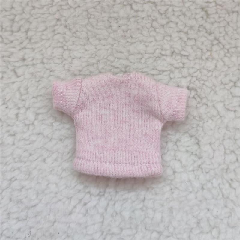 bjd clothes ob11 baby clothes cute 1/12 bjd doll clothes striped short sleeve T-shirt GSC clay head doll accessories shorts toy