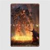 Golem Metallschild Club Bar Plaketten Wandhöhle personalisiertes Blechschild Poster