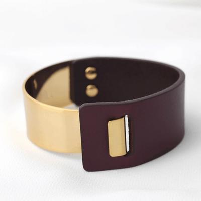 Women's Leather Bracelet Couple Layered Chain Fashion Real Luxe