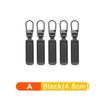 5/1 pz Tiracerniera staccabile universale Kit di riparazione per cerniere in metallo di ricambio per valigie, borse, vestiti e cursori per cerniere