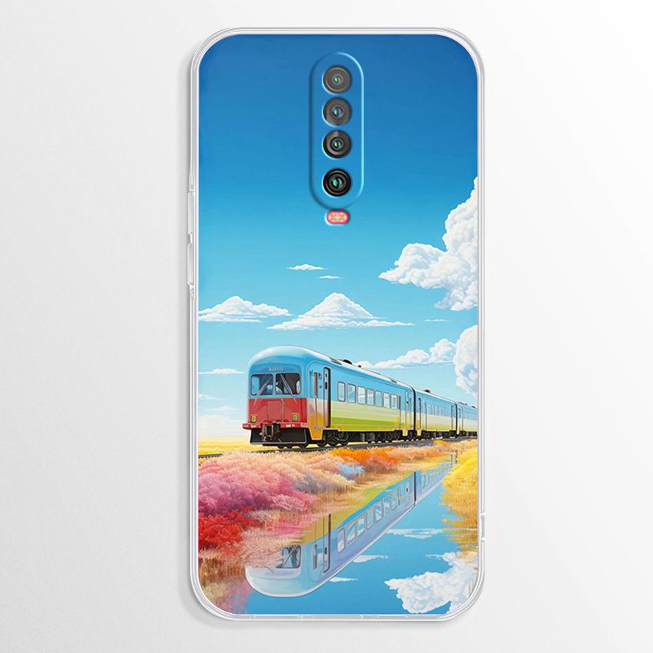 

For Xiaomi Poco X2 Case Redmi K30 K 30 4G 5G Luxury Marble Phone Case Soft Silicone TPU Back Cover For POCOX2 X 2 RedmiK30 Funda Redmi K30