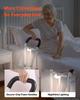 VEVOR Bed Rails for Elderly Adults 90.7kg Loading Bed Side Assist Rail, with Motion Sensor LED Light, Adjustable Height & Length, Non-Slip Handle