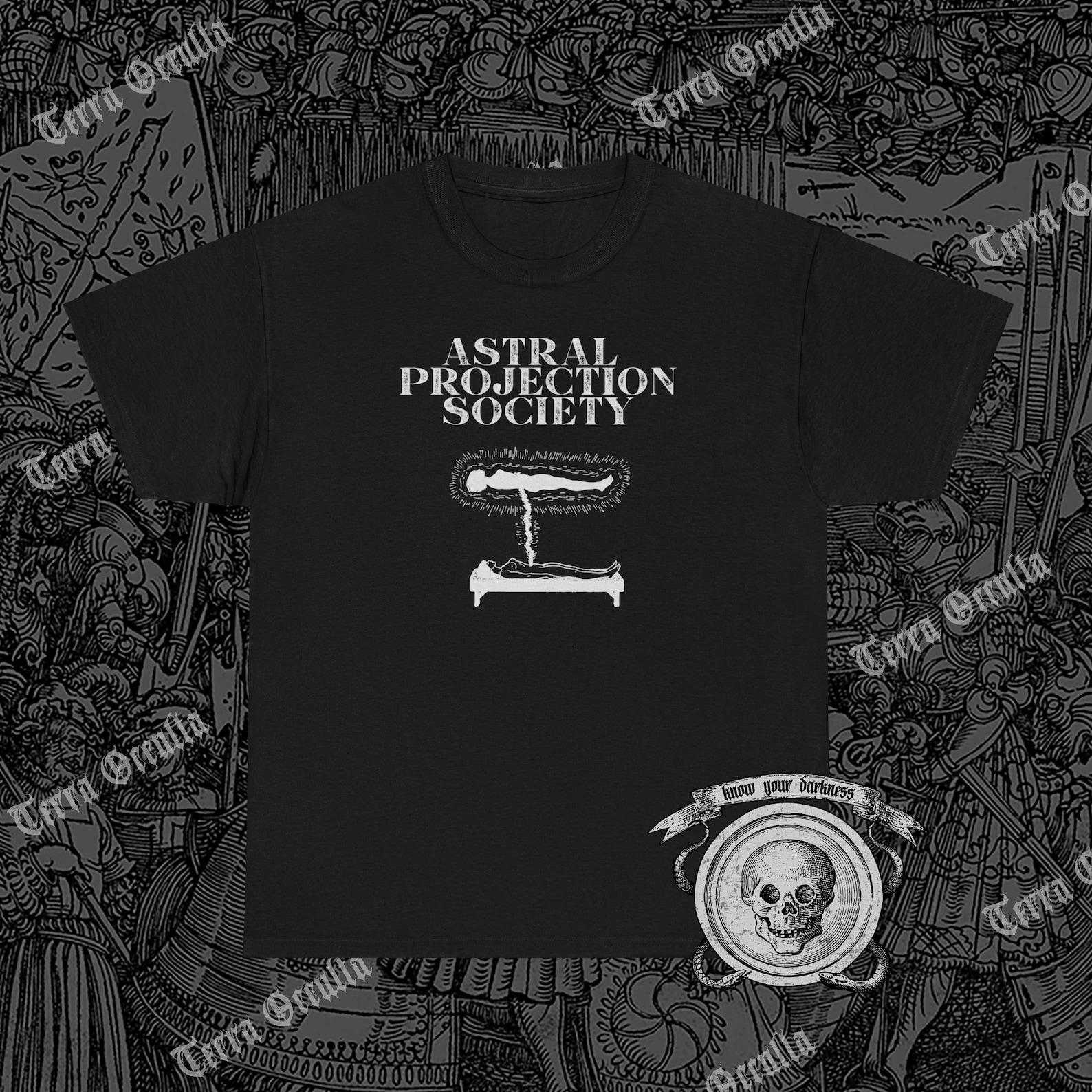 Astral Projection Society Shirt, Astral Travel Illustration, Psychonaut Shirt S