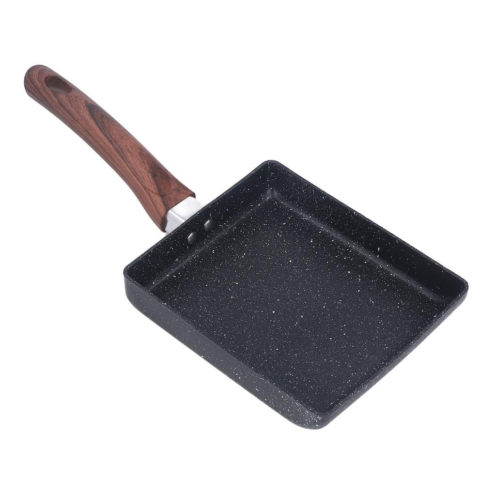Breakfast Flat Pan Rectangle Non Stick Japanese Omelette Frying Pan for Home Kitchen Egg