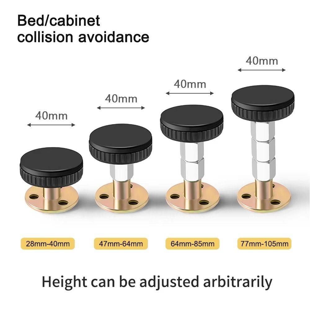 1Pcs Adjustable Threaded Furniture Cabinet Stabilizer  for Preventing Bed Squeaking