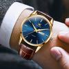 Men's Wristwatch, Business Watch, Clock, Leather Band, Stylish, Waterproof, Calendar Display, Luminous, Best Gift for Men