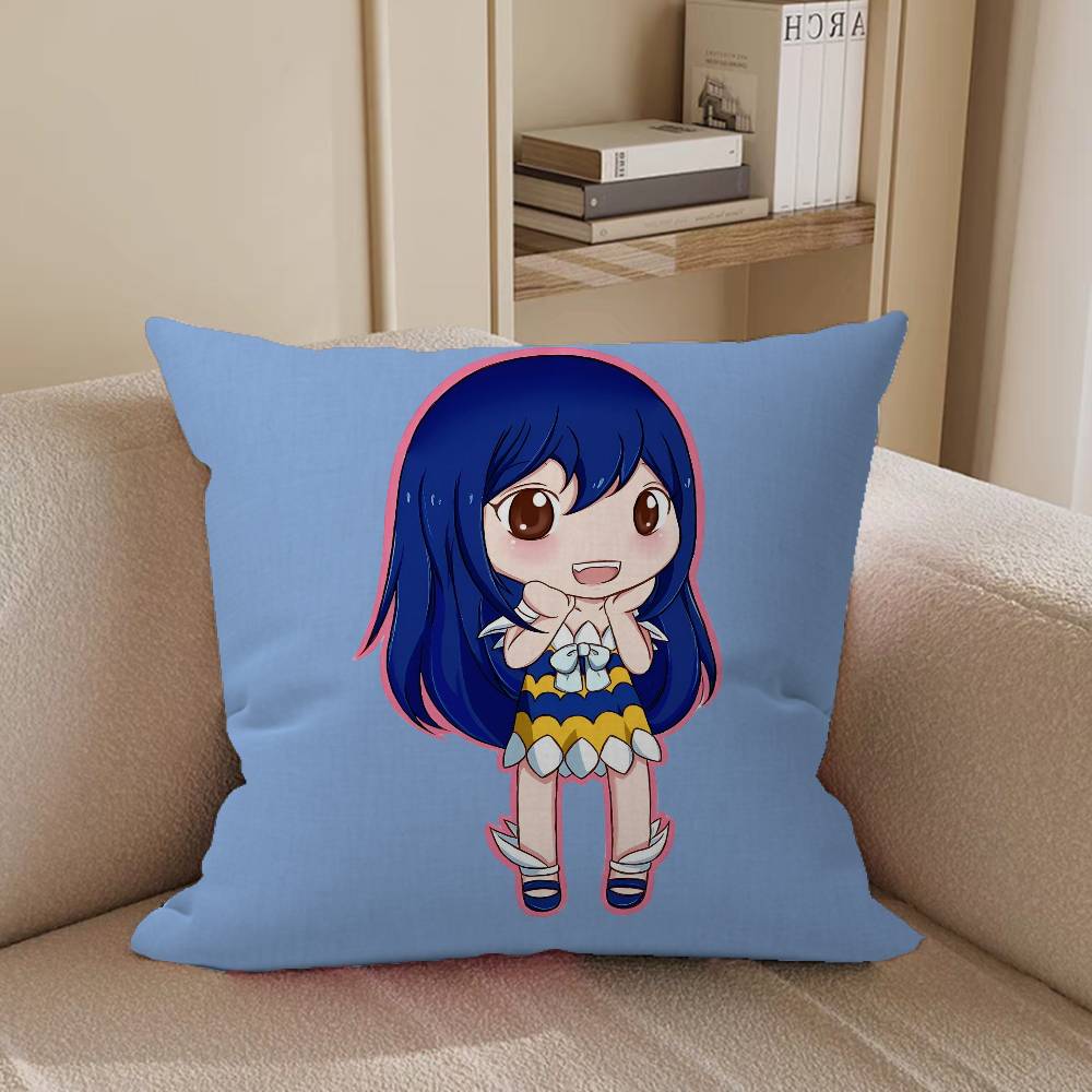Anime Fairy Tail Stitch Lucky Dragon Pillow Cover Sofa Cushion Cover Home Room Decoration Children Gift